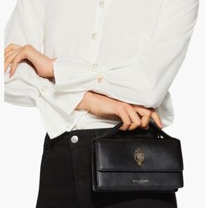 NWT Kurt Geiger London Small Bond Leather Top Handle Bag